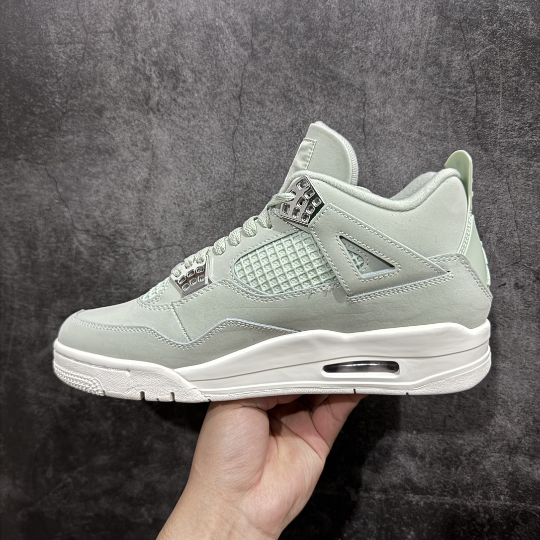 图片[2]-【原厂版本】Air Jordan AJ4 \”Seafoam\” 薄荷绿 HV0823-003 全新升级改良 原鞋原楦原纸板同源开发 完美呈现乔4的版型 内侧正确双色网格 还原细节 原厂皮料 正确气垫颜色 正确网格工艺 正确拉帮工艺 全鞋原装材料制作 原档案原模具打造 支持全方位与正品对比  尺码：36 36.5 37.5 38 38.5 39 40 40.5 41 42 42.5 43 44 44.5 45 46 47.5 编码：X10390420-莆田鞋批发中心