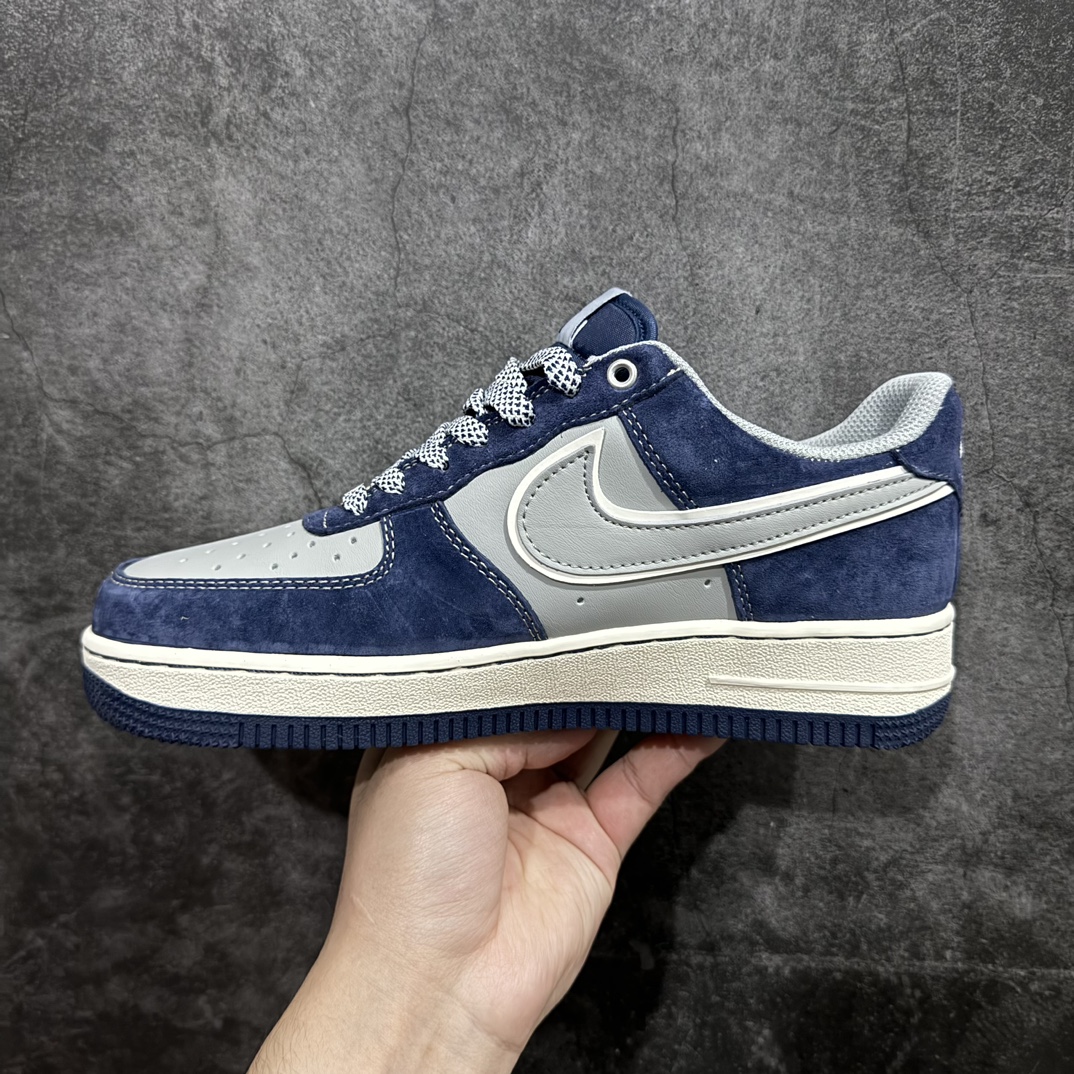 图片[2]-【公司级】Nk Air Force 1\’07 Low 斯图西联名-灰蓝翻毛 空军一号低帮休闲板鞋 SJ6698-007rn原楦头原纸板 原装鞋盒 定制五金配件 内置全掌气垫 原厂鞋底 r 尺码：36 36.5 37.5 38 38.5 39 40 40.5 41 42 42.5 43 44 44.5 45  编码：HXS310320-莆田鞋批发中心