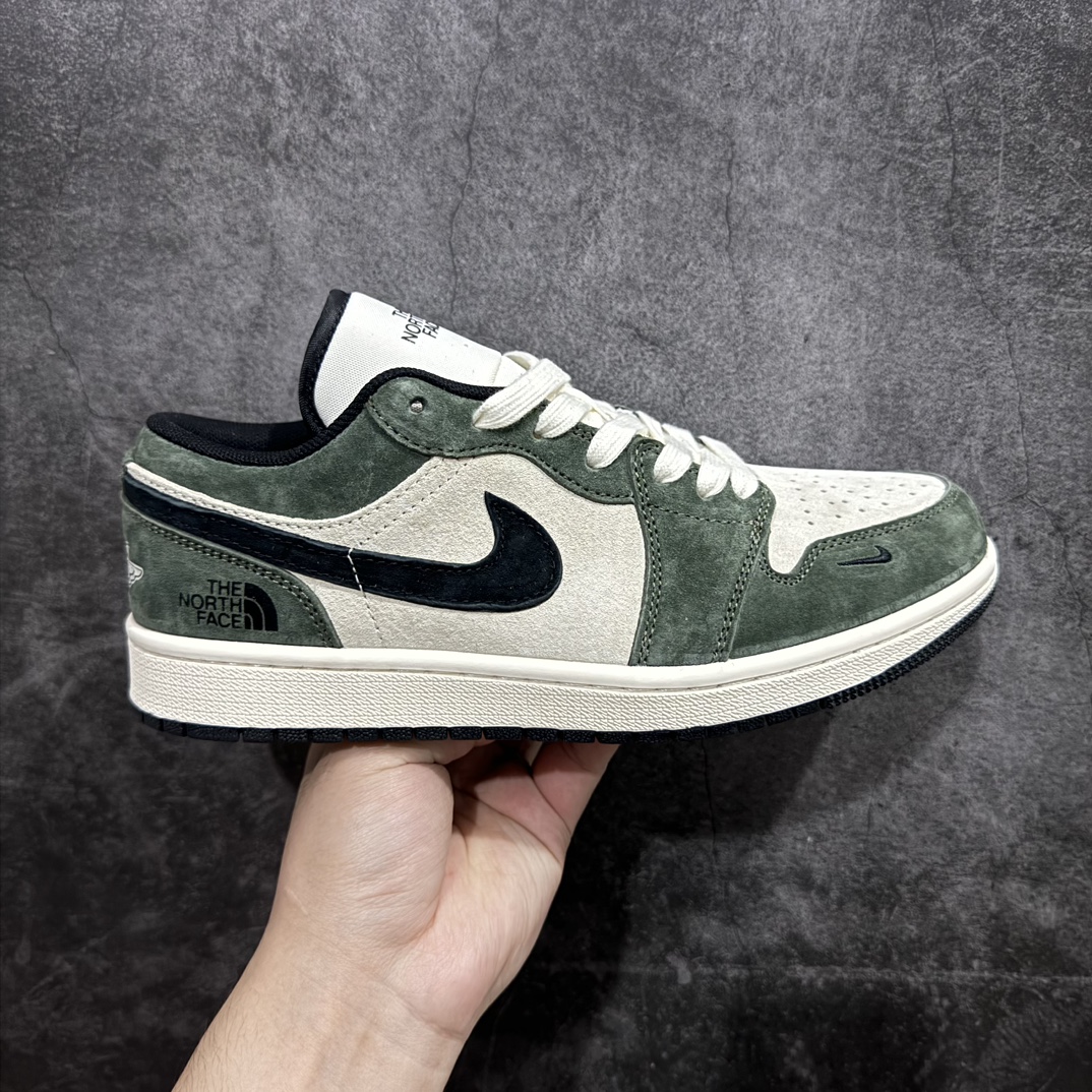 【定制版】Air Jordan 1 Low AJ1 乔1 北面联名-全猪八夜绿 高端定制 低帮复古篮球鞋 DM9188-004rn#定制鞋盒 大厂纯原品质出货 超高清洁度 皮料切割干净无任何毛边 细节完美 r 尺码：36 36.5 37.5 38 38.5 39 40 40.5 41 42 42.5 43 44 44.5 45  编码：HXS340360-莆田鞋批发中心