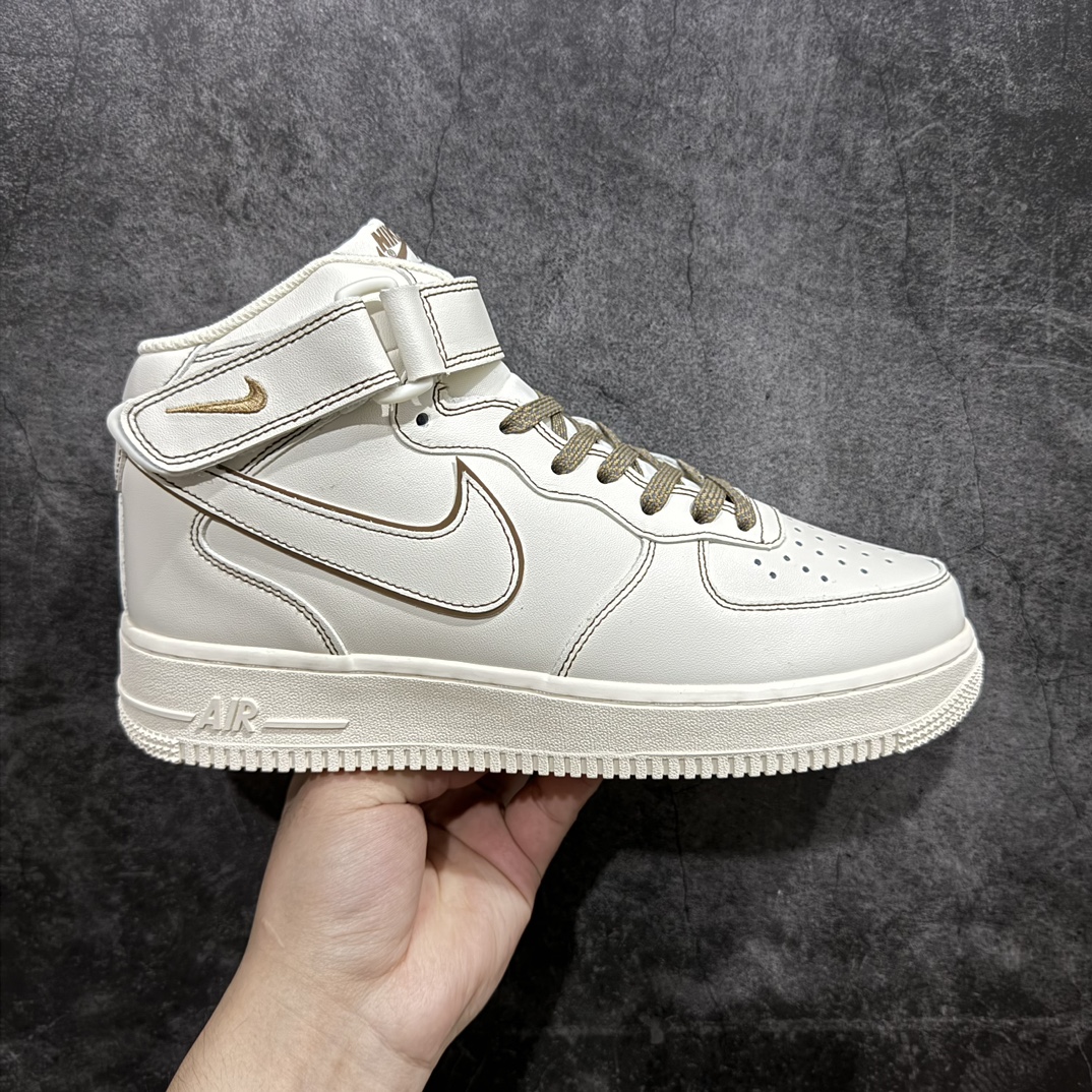 【公司级】海外限量发售 Nike Air Force 1 MID \’07 “兔八哥”卡其色满天星 中帮空军一号休闲板鞋 定制皮料 3M反光 原楦原纸板 纯正版型 清洁度完美 内置全掌气垫 货号：BY6899-692 Size：36 36.5 37.5 38 38.5 39 40 40.5 41 42 42.5 43 44 44.5 45 编码：LF290300-莆田鞋批发中心