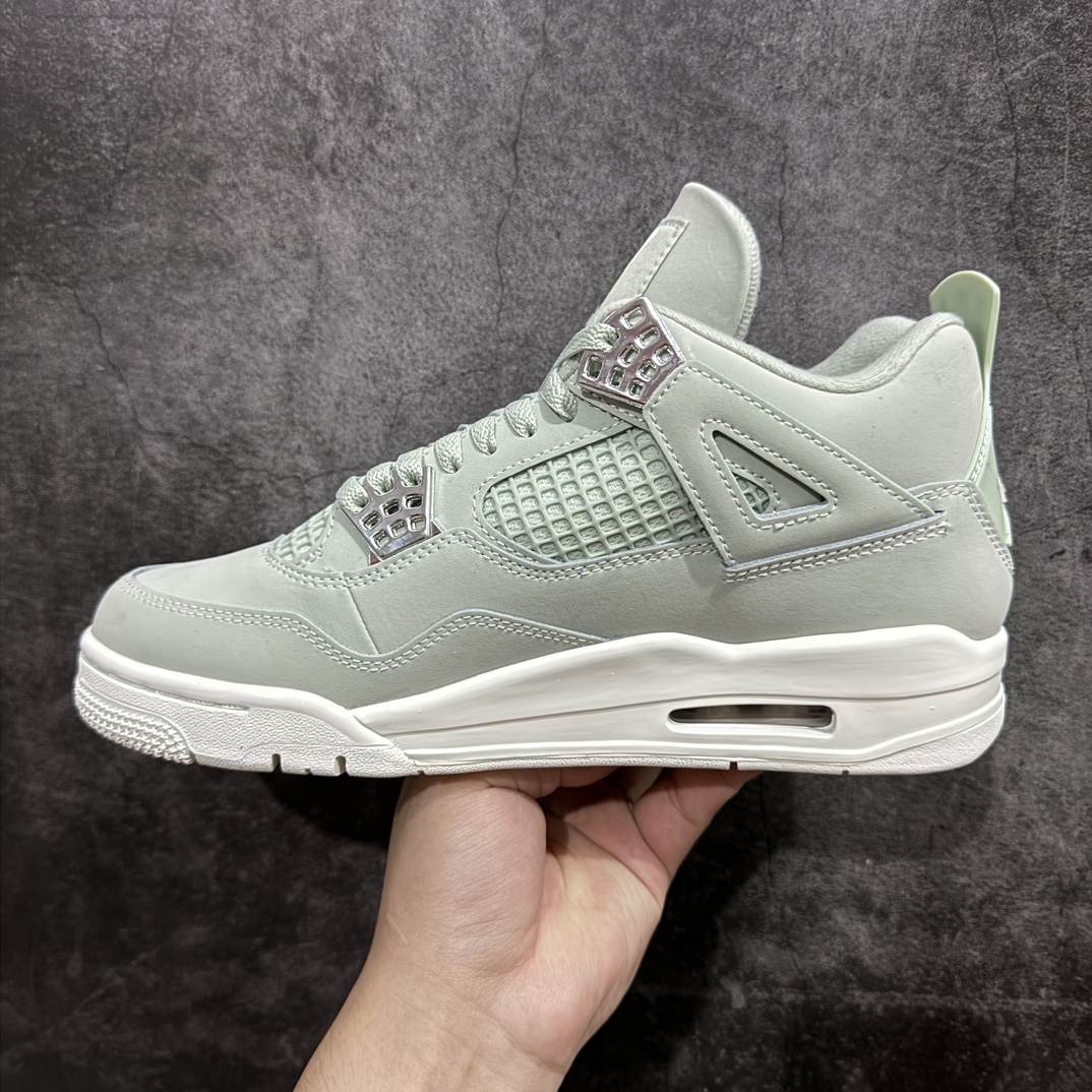 图片[2]-【老DT纯原】Air Jordan AJ4 \”Seafoam\” 薄荷绿 HV0823-003原鞋开发原楦原纸板同源开发 完美呈现乔4的版型 内侧正确双色网格 还原细节 原厂皮料 正确气垫颜色 正确网格工艺 正确拉帮工艺 全鞋原装材料制作 原档案原模具打造 支持全方位与正品对比  尺码：40 40.5 41 42 42.5 43 44 44.5 45 46 47.5 48.5 编码：X1430470-莆田鞋批发中心