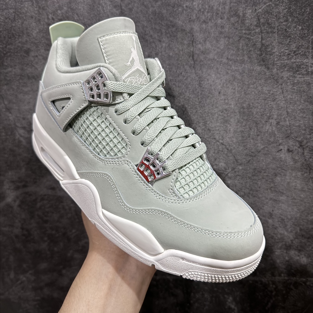 图片[3]-【老DT纯原】Air Jordan AJ4 \”Seafoam\” 薄荷绿 HV0823-003原鞋开发原楦原纸板同源开发 完美呈现乔4的版型 内侧正确双色网格 还原细节 原厂皮料 正确气垫颜色 正确网格工艺 正确拉帮工艺 全鞋原装材料制作 原档案原模具打造 支持全方位与正品对比  尺码：40 40.5 41 42 42.5 43 44 44.5 45 46 47.5 48.5 编码：X1430470-莆田鞋批发中心