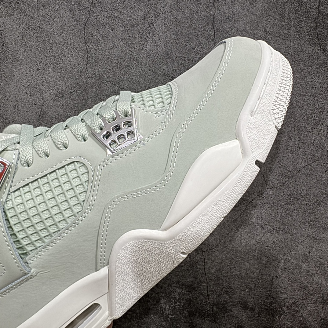 图片[6]-【老DT纯原】Air Jordan AJ4 \”Seafoam\” 薄荷绿 HV0823-003原鞋开发原楦原纸板同源开发 完美呈现乔4的版型 内侧正确双色网格 还原细节 原厂皮料 正确气垫颜色 正确网格工艺 正确拉帮工艺 全鞋原装材料制作 原档案原模具打造 支持全方位与正品对比  尺码：40 40.5 41 42 42.5 43 44 44.5 45 46 47.5 48.5 编码：X1430470-莆田鞋批发中心