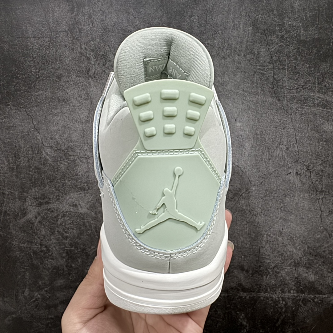 图片[4]-【老DT纯原】Air Jordan AJ4 \”Seafoam\” 薄荷绿 HV0823-003原鞋开发原楦原纸板同源开发 完美呈现乔4的版型 内侧正确双色网格 还原细节 原厂皮料 正确气垫颜色 正确网格工艺 正确拉帮工艺 全鞋原装材料制作 原档案原模具打造 支持全方位与正品对比  尺码：40 40.5 41 42 42.5 43 44 44.5 45 46 47.5 48.5 编码：X1430470-莆田鞋批发中心