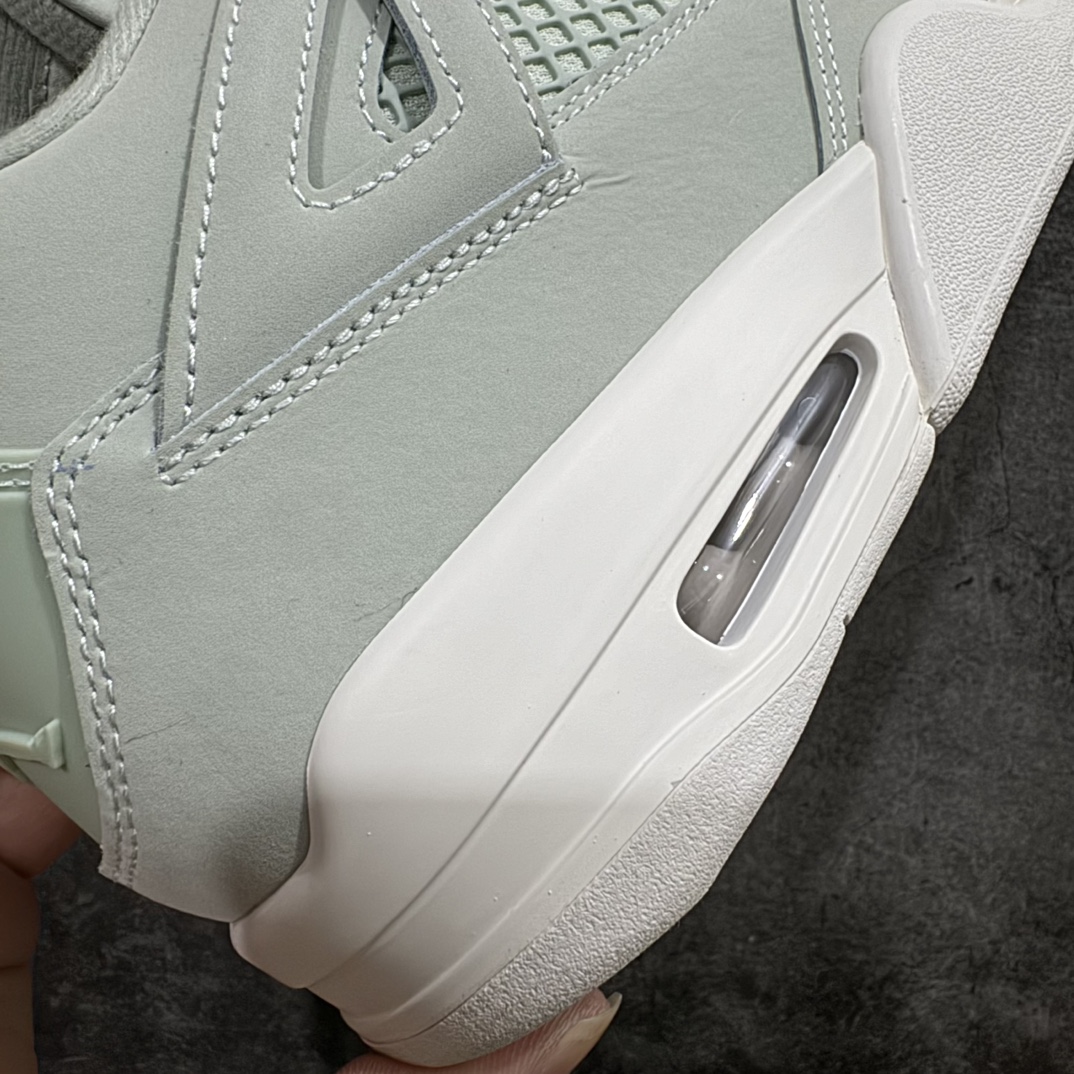 图片[3]-【老DT纯原】Air Jordan AJ4 \”Seafoam\” 薄荷绿 HV0823-003 原鞋开发原楦原纸板同源开发 完美呈现乔4的版型 内侧正确双色网格 还原细节 原厂皮料 正确气垫颜色 正确网格工艺 正确拉帮工艺 全鞋原装材料制作 原档案原模具打造 支持全方位与正品对比 尺码：40 40.5 41 42 42.5 43 44 44.5 45 46 47.5 48.5-选品中心