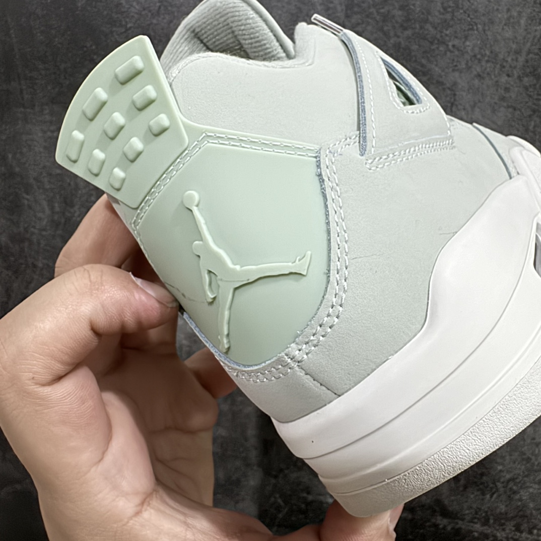 图片[2]-【老DT纯原】Air Jordan AJ4 \”Seafoam\” 薄荷绿 HV0823-003 原鞋开发原楦原纸板同源开发 完美呈现乔4的版型 内侧正确双色网格 还原细节 原厂皮料 正确气垫颜色 正确网格工艺 正确拉帮工艺 全鞋原装材料制作 原档案原模具打造 支持全方位与正品对比 尺码：40 40.5 41 42 42.5 43 44 44.5 45 46 47.5 48.5-选品中心