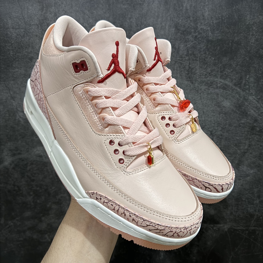 【OG纯原】Air Jordan 3 Retro  \” Valentine\’s Day\” AJ3乔3 文化篮球鞋 HJ0178-600国内一线大厂OG出品 匠心打造 原厂皮料原厂数据 全新纸板 模具打造 外贸 平台高端零售专供品质 品质毋庸置疑 一眼正品既视感 细节均已解码  尺码：36 36.5 37.5 38 38.5 39 40 40.5 41 42 42.5 43 44 44.5 编码：O470490-莆田鞋批发中心