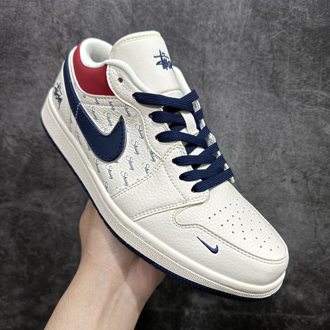 图片[3]-【定制版】Air Jordan 1 Low AJ1 乔一联名 高端定制 低帮复古休闲板鞋货号：XX3318-566n定制鞋盒 大厂纯原品质出货 超高清洁度 皮料切割干净无任何毛边 细节完美  尺码：36 36.5 37.5 38 38.5 39 40 40.5 41 42 42.5 43 44 44.5 45 编码：HXS320340-莆田鞋批发中心