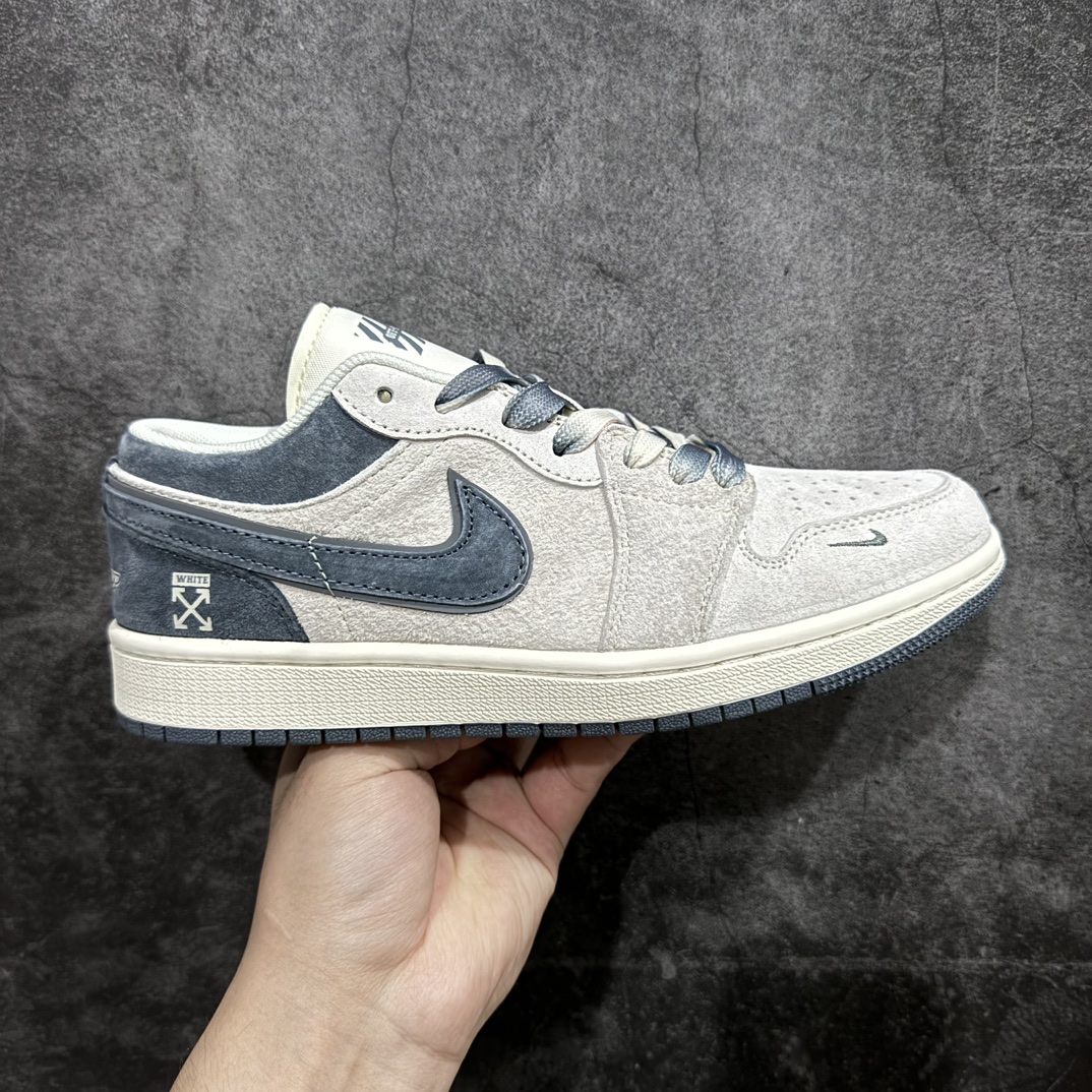 【定制版】Air Jordan 1 Low AJ1 乔一联名 高端定制 低帮复古休闲板鞋货号：DM9188-002n定制鞋盒 大厂纯原品质出货 超高清洁度 皮料切割干净无任何毛边 细节完美  尺码：36 36.5 37.5 38 38.5 39 40 40.5 41 42 42.5 43 44 44.5 45 编码：HXS340360-莆田鞋批发中心