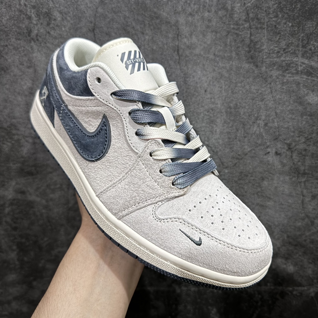 图片[3]-【定制版】Air Jordan 1 Low AJ1 乔一联名 高端定制 低帮复古休闲板鞋货号：DM9188-002n定制鞋盒 大厂纯原品质出货 超高清洁度 皮料切割干净无任何毛边 细节完美  尺码：36 36.5 37.5 38 38.5 39 40 40.5 41 42 42.5 43 44 44.5 45 编码：HXS340360-莆田鞋批发中心