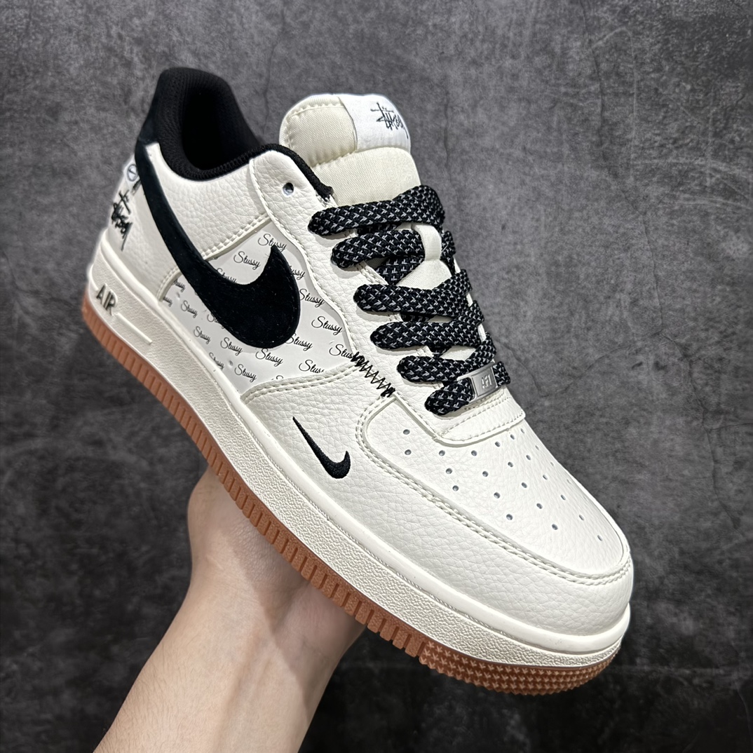 图片[3]-【公司级】海外限量发售NIke Air Force 1 \’07 Low “斯图西联名–米黑勾生胶”空军一号 低帮 运动鞋 休闲鞋 折边针车 工艺难度大 原楦头原纸板 原装鞋盒 定制五金配件 内置全掌气垫 原厂鞋底货号：XZ6188-255 Size：36 36.5 37.5 38 38.5 39 40 40.5 41 42 42.5 43 44 44.5 45 编码：HXS310320-莆田鞋批发中心