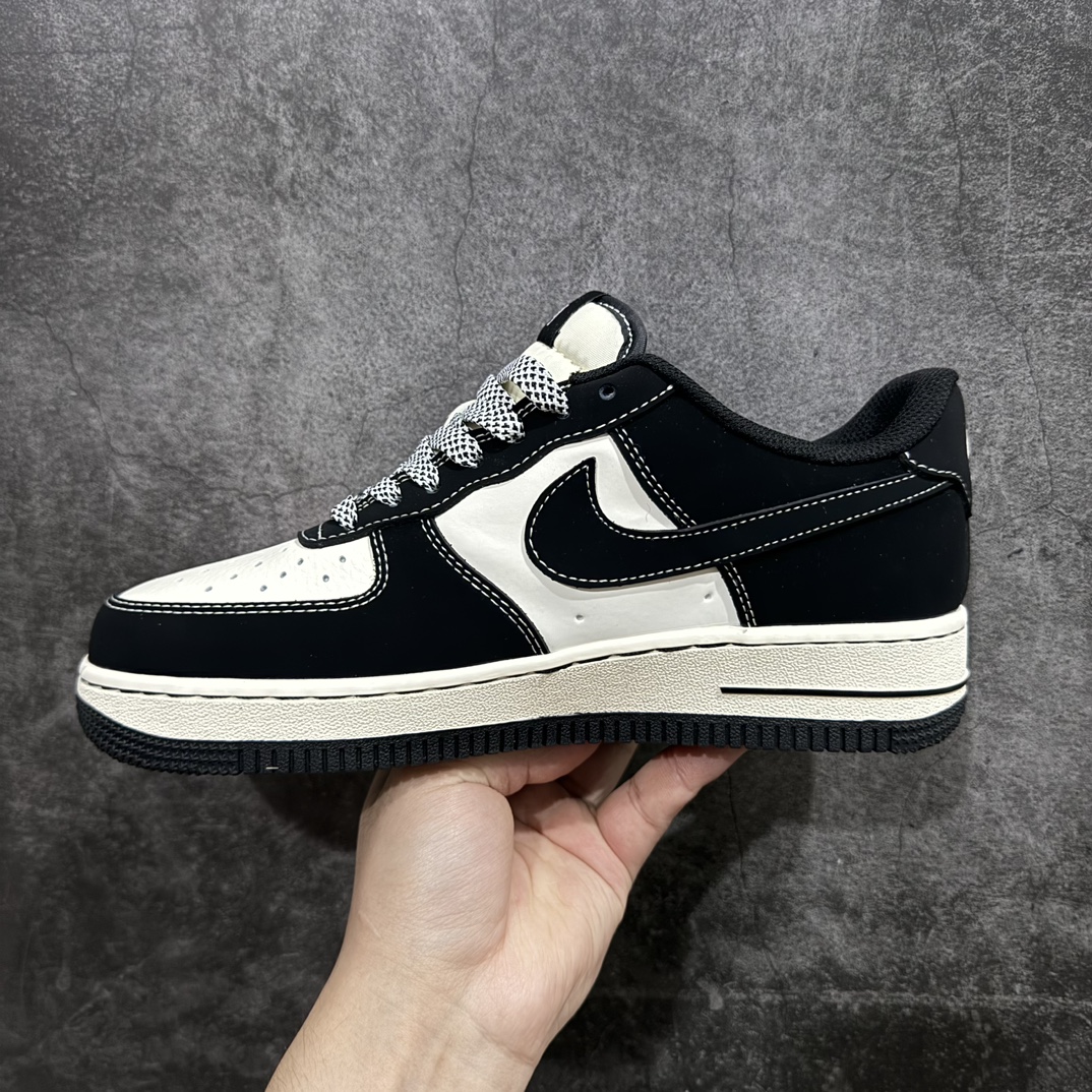 图片[2]-【公司级】海外限量发售NIke Air Force 1 \’07 Low “斯图西联名–米黑双勾红标”空军一号 低帮 运动鞋 休闲鞋 折边针车 工艺难度大 原楦头原纸板 原装鞋盒 定制五金配件 内置全掌气垫 原厂鞋底货号：SJ6698-012 Size：36 36.5 37.5 38 38.5 39 40 40.5 41 42 42.5 43 44 44.5 45 编码：HXS310330-莆田鞋批发中心