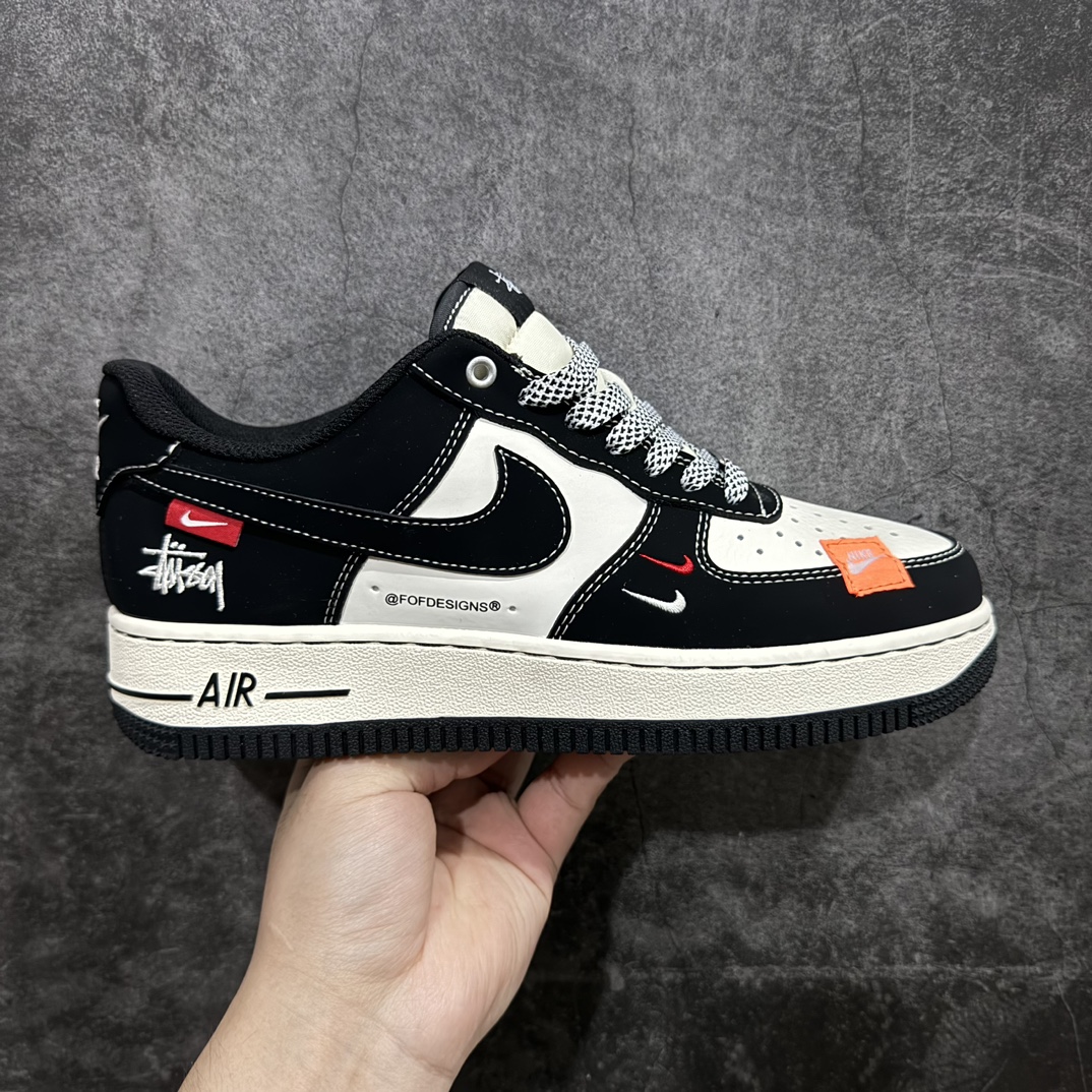 【公司级】海外限量发售NIke Air Force 1 \’07 Low “斯图西联名–米黑双勾红标”空军一号 低帮 运动鞋 休闲鞋 折边针车 工艺难度大 原楦头原纸板 原装鞋盒 定制五金配件 内置全掌气垫 原厂鞋底货号：SJ6698-012 Size：36 36.5 37.5 38 38.5 39 40 40.5 41 42 42.5 43 44 44.5 45 编码：HXS310330-莆田鞋批发中心