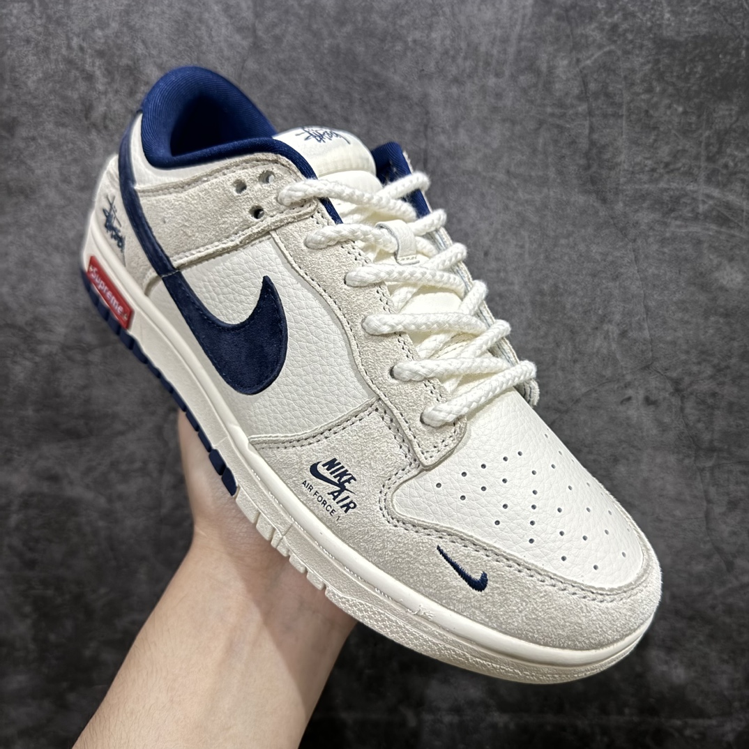 图片[3]-【定制版】Nike SB Dunk Low x Stussy x Supreme 白蓝小钩麻绳鞋带n纯原大厂出品 极力推荐n原装头层材料 独家版型蒸餾加工n帶來的是更好的视觉和脚感体验n大厂纯原品质出货 清洁度 电绣工艺皮料切割干净无任何毛边 细节完美 官方货号：SJ2068 271 尺码：36 36.5 37.5 38 38.5 39 40 40.5 41 42 42.5 43 44 44.5 45  编码：HXS320340-莆田鞋批发中心