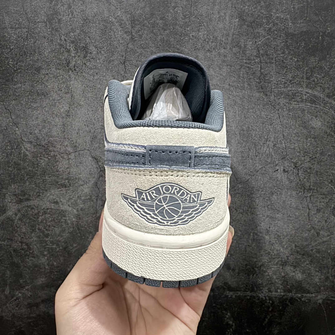 图片[4]-【定制版】Air Jordan 1 Low AJ1 乔1 OF联名-全猪八水泥灰标 高端定制 低帮复古篮球鞋 DM9188-002rn#定制鞋盒 大厂纯原品质出货 超高清洁度 皮料切割干净无任何毛边 细节完美 r 尺码：36 36.5 37.5 38 38.5 39 40 40.5 41 42 42.5 43 44 44.5 45  编码：HXS320340-莆田鞋批发中心