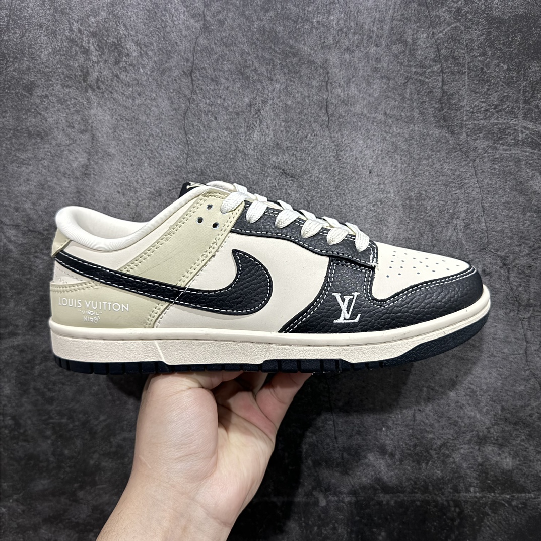 【定制版】Nk SB Dunk Low LV联名-摩卡米黑周年高端定制 低帮休闲板鞋n#高端定制鞋盒 原装头层材料 独家版型蒸餾加工n大厂纯原品质出货 超高清洁度 皮料切割干净无任何毛边 细节完美 原厂OrthoLite（欧索莱）缓冲环保去味海绵鞋垫‼️ 货号：QF1568-149  尺码：36 36.5 37.5 38 38.5 39 40 40.5 41 42 42.5 43 44 44.5 45 编码：QF280300-莆田鞋批发中心