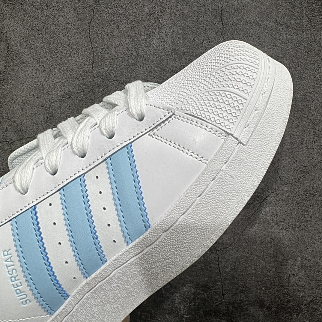 图片[6]-【公司级】Adidas Originals Superstar XLG 贝壳头系列低帮厚底松糕经典百搭休闲运动板鞋rnn男女鞋真标半码制rn原楦原纸版数据开发版型rn采用头层皮革饰片组合粒面牛剖革鞋面材质rn内嵌EVA环保鞋垫 外置耐磨防滑鞋底组合扇贝防踢头盖片r 货号：IF3003r 尺码：35 36 37 37.5 38 38.5 39.5 40 41 42 42.5 43 44 44.5 45 编码：XN200220-莆田鞋批发中心