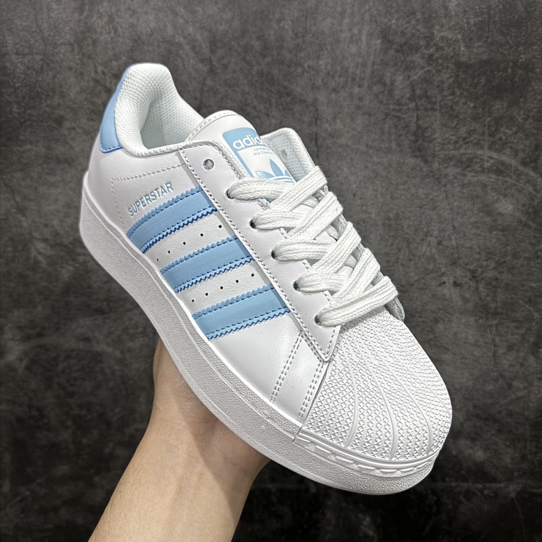 图片[3]-【公司级】Adidas Originals Superstar XLG 贝壳头系列低帮厚底松糕经典百搭休闲运动板鞋rnn男女鞋真标半码制rn原楦原纸版数据开发版型rn采用头层皮革饰片组合粒面牛剖革鞋面材质rn内嵌EVA环保鞋垫 外置耐磨防滑鞋底组合扇贝防踢头盖片r 货号：IF3003r 尺码：35 36 37 37.5 38 38.5 39.5 40 41 42 42.5 43 44 44.5 45 编码：XN200220-莆田鞋批发中心