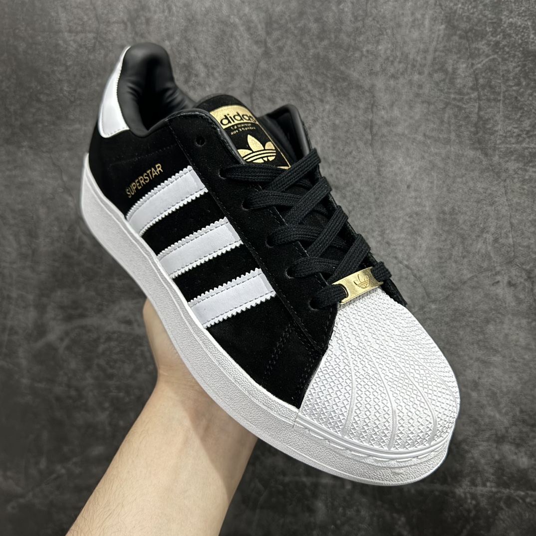 图片[3]-【公司级】Adidas Originals Superstar XLG 贝壳头系列低帮厚底松糕经典百搭休闲运动板鞋rnn男女鞋真标半码制rn原楦原纸版数据开发版型rn采用头层皮革饰片组合粒面牛剖革鞋面材质rn内嵌EVA环保鞋垫 外置耐磨防滑鞋底组合扇贝防踢头盖片r 货号：ID4657r 尺码：35 36 37 37.5 38 38.5 39.5 40 41 42 42.5 43 44 44.5 45 编码：XN200220-莆田鞋批发中心