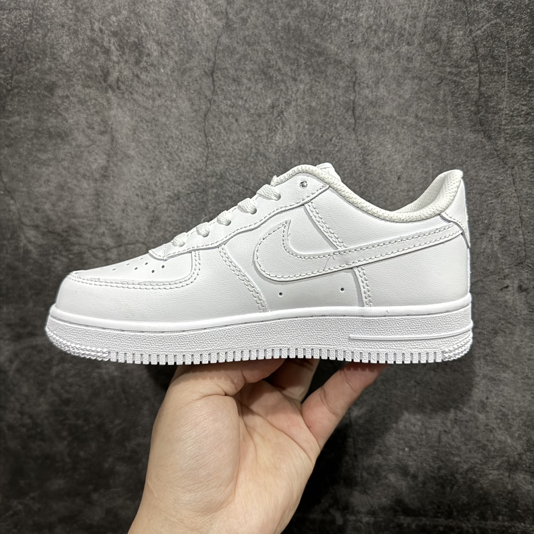 图片[2]-【童鞋】Nike Air Force 1 Low 全白空军 童鞋n原装级别 原楦头原纸板 打造纯正空军版型专注外贸渠道 全掌内置蜂窝气垫 原盒配件 原厂中底钢印、拉帮完美货号：DH2925-111 尺码：25-35 编码：LF180190-莆田鞋批发中心