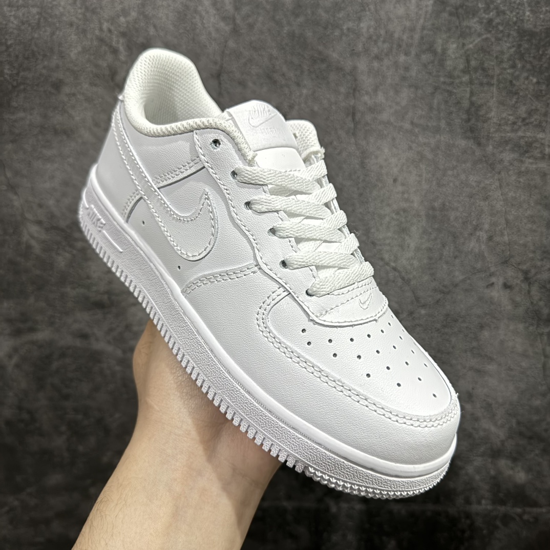 图片[3]-【童鞋】Nike Air Force 1 Low 全白空军 童鞋n原装级别 原楦头原纸板 打造纯正空军版型专注外贸渠道 全掌内置蜂窝气垫 原盒配件 原厂中底钢印、拉帮完美货号：DH2925-111 尺码：25-35 编码：LF180190-莆田鞋批发中心