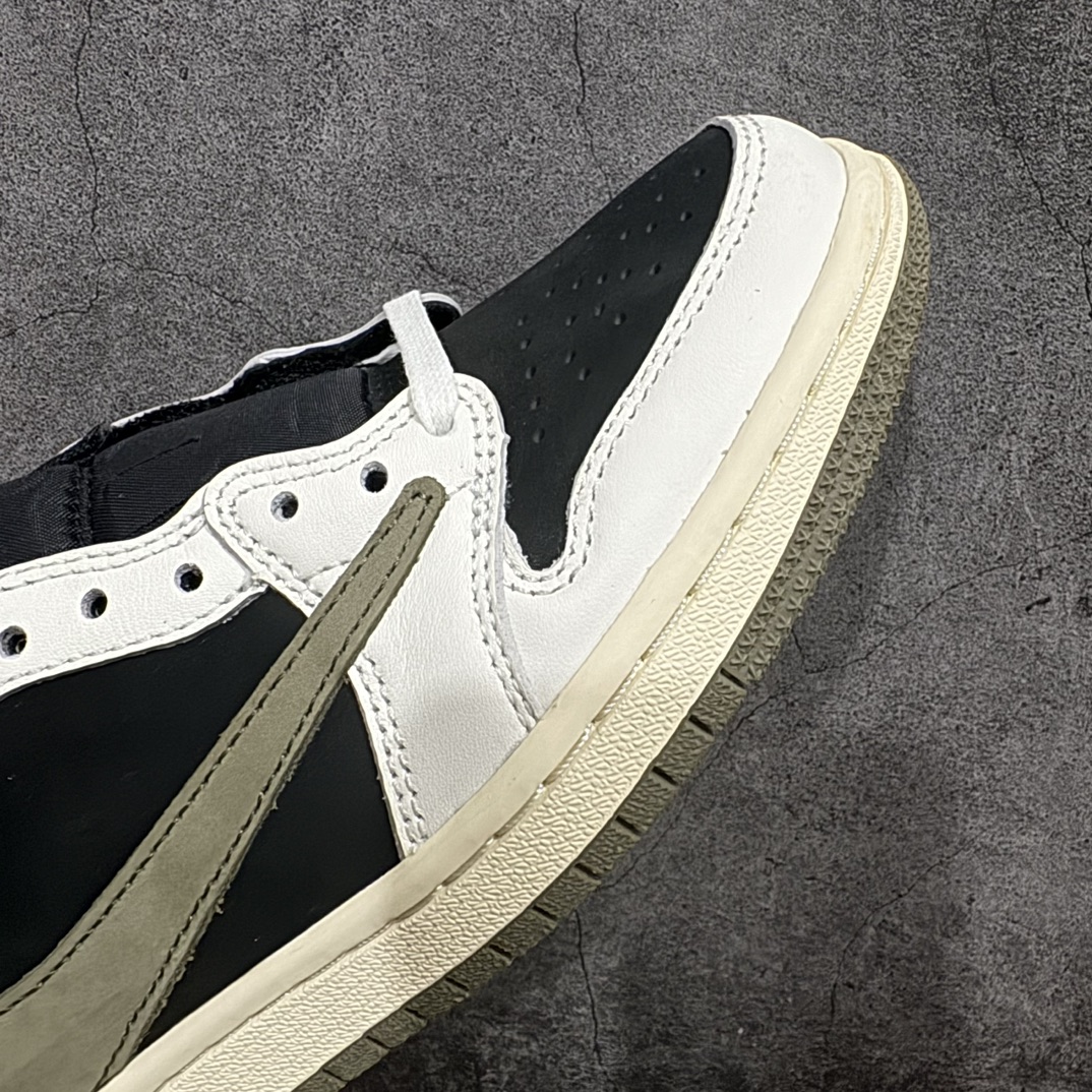 图片[6]-【巅峰福利版】Travis Scott x Air Jordan AJ1 Low OG SP TS联名倒钩低帮 n原楦原纸板开发 后跟弧度收口自然不对折 原厂电绣 鬼脸飞翼针数密度一致 追求零偏差 市场巅峰之作 原档纸板数据 精准Swoosh Logo内腰字体高度对位 原厂拉帮工艺 起针回针位置针距密度一致 正确鞋垫四分之三背胶 原厂皮料 麂皮绒感效果一致 进口玻璃冲刀皮料裁剪零毛边 全鞋电脑针车工艺 极致一眼正品既视感 最高QC检验标准控制溢胶整体清洁度  鞋盒、防尘纸 鞋带 均采购来自原厂 尺码对应库存‼️ 编码：LJ210230-莆田鞋批发中心