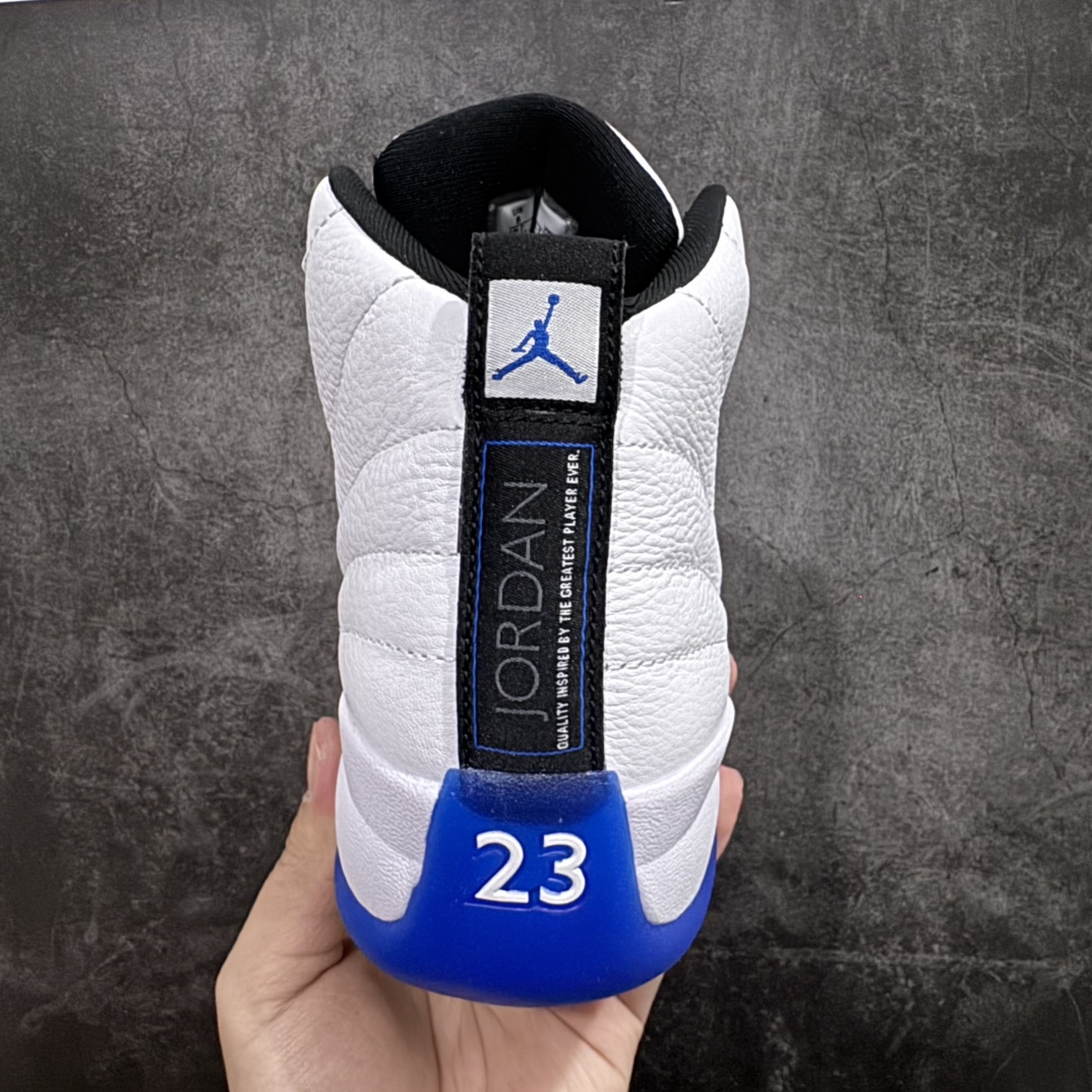 图片[4]-【莞产裁片】顶级Air Jordan AJ12 BlueBerry 白蓝 货号：CT8013-140nn原楦原纸板开发 原汁原味12代鞋型进口原厂皮料 超软荔枝皮 质感满分n原厂碳板 原装材料 原厂定制金属扣 原厂电绣 支持与公司货全方位对比 只服务于5%懂鞋的高端客户 发国外可支持各种retail商店充正寄售 SIZE：40 40.5 41 42 42.5 43 44 44.5 45 45.5 46 47.5 编码：BD490520-莆田鞋批发中心