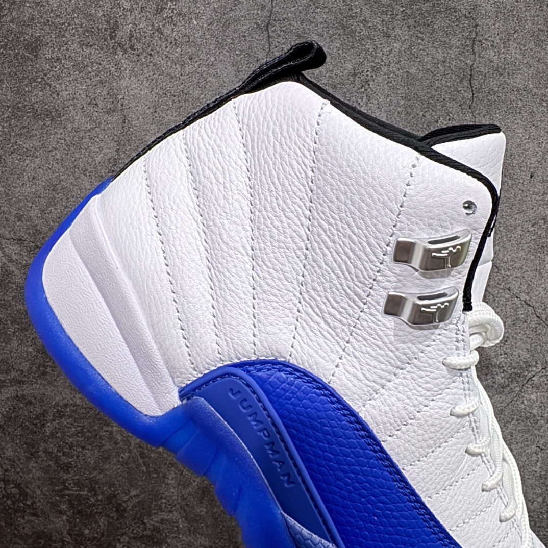 图片[7]-【莞产裁片】顶级Air Jordan AJ12 BlueBerry 白蓝 货号：CT8013-140nn原楦原纸板开发 原汁原味12代鞋型进口原厂皮料 超软荔枝皮 质感满分n原厂碳板 原装材料 原厂定制金属扣 原厂电绣 支持与公司货全方位对比 只服务于5%懂鞋的高端客户 发国外可支持各种retail商店充正寄售 SIZE：40 40.5 41 42 42.5 43 44 44.5 45 45.5 46 47.5 编码：BD490520-莆田鞋批发中心