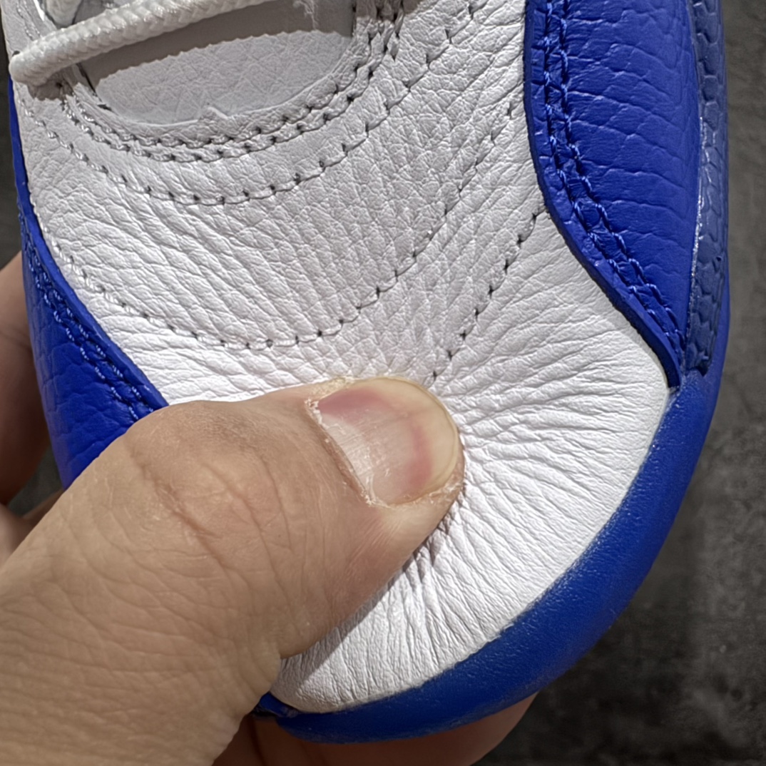 图片[5]-【莞产裁片】顶级Air Jordan AJ12 BlueBerry 白蓝 货号：CT8013-140nn原楦原纸板开发 原汁原味12代鞋型进口原厂皮料 超软荔枝皮 质感满分n原厂碳板 原装材料 原厂定制金属扣 原厂电绣 支持与公司货全方位对比 只服务于5%懂鞋的高端客户 发国外可支持各种retail商店充正寄售 SIZE：40 40.5 41 42 42.5 43 44 44.5 45 45.5 46 47.5 编码：BD490520-莆田鞋批发中心