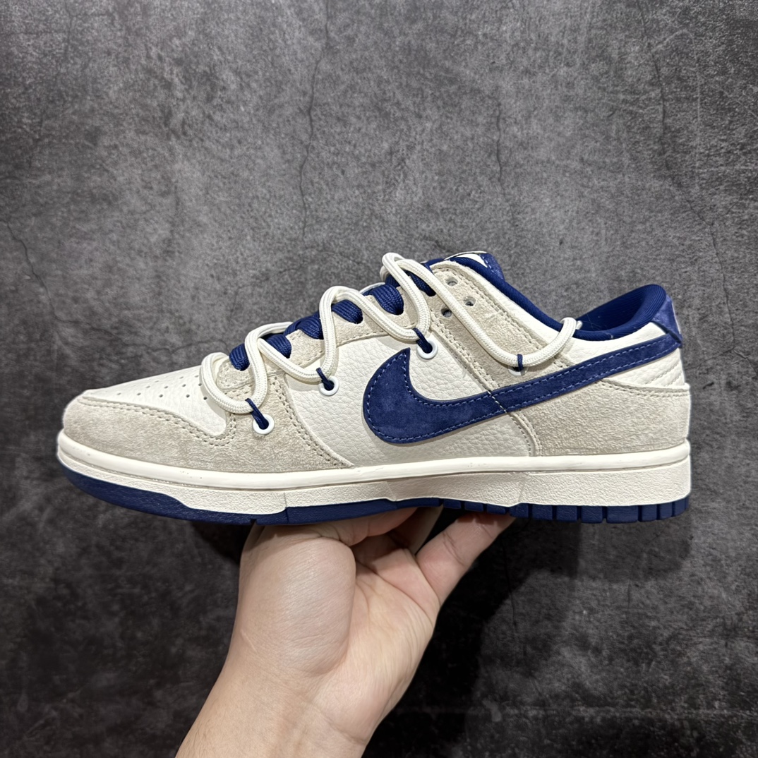 图片[2]-【定制版】Nike SB Dunk Low x The North Face 米白蓝绑带n纯原大厂出品 极力推荐n原装头层材料 独家版型蒸餾加工n帶來的是更好的视觉和脚感体验n大厂纯原品质出货 清洁度 电绣工艺皮料切割干净无任何毛边 细节完美 官方货号：DM6868 001 尺码：36 36.5 37.5 38 38.5 39 40 40.5 41 42 42.5 43 44 44.5 45  编码：HXS340360-莆田鞋批发中心