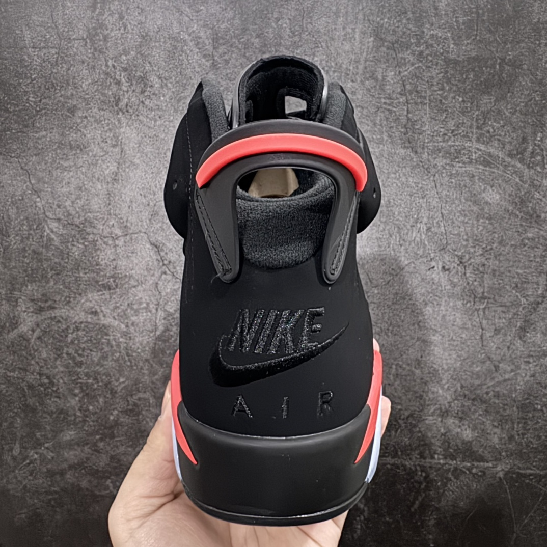 图片[4]-【原厂版本】 Air Jordan AJ6 \”Black Infrared\”黑红2019版复刻 时隔多年 强势回归 发售货号：384664-060n原楦原纸板 正品既视感十足‼️n采购原厂皮料 到手可放心比对原鞋上脚百分百充当正品驾驭 真正原装公司级完美鞋型 一切细节实拍所见所得！纸板中底、钢印 完美版型 一应俱全外贸专供 发国外寄售可稳妥充正操作Size：40 40.5 41 42 42.5 43 44 44.5 45 46 47.5 编码：X10420450-莆田鞋批发中心