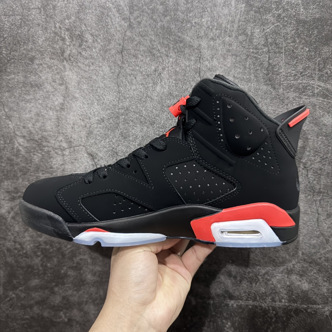 图片[2]-【原厂版本】 Air Jordan AJ6 \”Black Infrared\”黑红2019版复刻 时隔多年 强势回归 发售货号：384664-060n原楦原纸板 正品既视感十足‼️n采购原厂皮料 到手可放心比对原鞋上脚百分百充当正品驾驭 真正原装公司级完美鞋型 一切细节实拍所见所得！纸板中底、钢印 完美版型 一应俱全外贸专供 发国外寄售可稳妥充正操作Size：40 40.5 41 42 42.5 43 44 44.5 45 46 47.5 编码：X10420450-莆田鞋批发中心