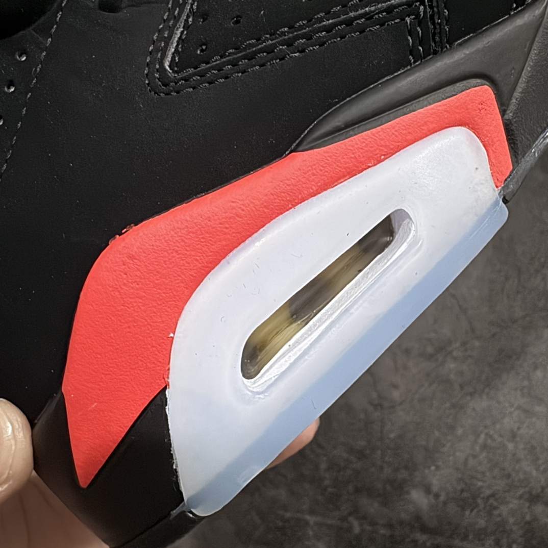 图片[3]-【原厂版本】 Air Jordan AJ6 \”Black Infrared\”黑红2019版复刻 时隔多年 强势回归 发售货号：384664-060n原楦原纸板 正品既视感十足‼️n采购原厂皮料 到手可放心比对原鞋上脚百分百充当正品驾驭 真正原装公司级完美鞋型 一切细节实拍所见所得！纸板中底、钢印 完美版型 一应俱全外贸专供 发国外寄售可稳妥充正操作Size：40 40.5 41 42 42.5 43 44 44.5 45 46 47.5 编码：X10420450-莆田鞋批发中心