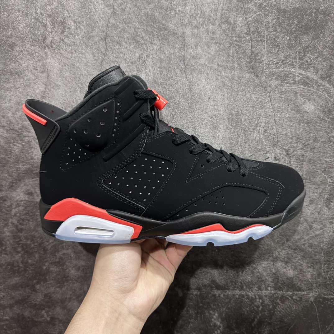 【原厂版本】 Air Jordan AJ6 \”Black Infrared\”黑红2019版复刻 时隔多年 强势回归 发售货号：384664-060n原楦原纸板 正品既视感十足‼️n采购原厂皮料 到手可放心比对原鞋上脚百分百充当正品驾驭 真正原装公司级完美鞋型 一切细节实拍所见所得！纸板中底、钢印 完美版型 一应俱全外贸专供 发国外寄售可稳妥充正操作Size：40 40.5 41 42 42.5 43 44 44.5 45 46 47.5 编码：X10420450-莆田鞋批发中心