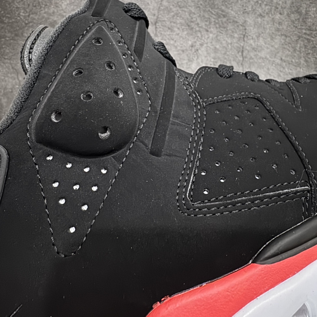 图片[4]-【原厂版本】 Air Jordan AJ6 \”Black Infrared\”黑红2019版复刻 时隔多年 强势回归 发售货号：384664-060n原楦原纸板 正品既视感十足‼️n采购原厂皮料 到手可放心比对原鞋上脚百分百充当正品驾驭 真正原装公司级完美鞋型 一切细节实拍所见所得！纸板中底、钢印 完美版型 一应俱全外贸专供 发国外寄售可稳妥充正操作Size：40 40.5 41 42 42.5 43 44 44.5 45 46 47.5 编码：X10420450-莆田鞋批发中心