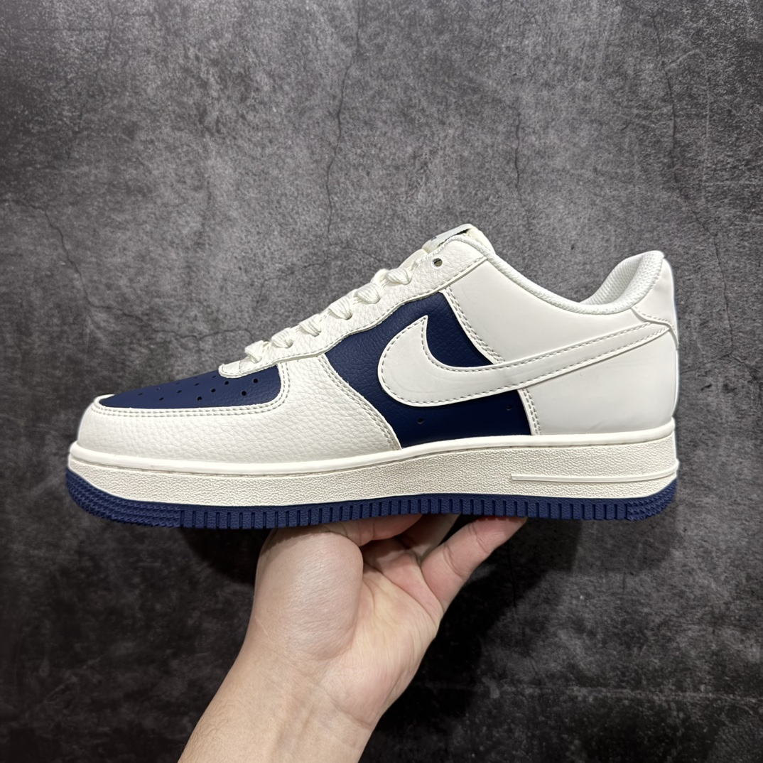 图片[2]-【公司级】海外限量发售Nike Air Force 1 \’07 Low “巴宝莉联名–米白藏蓝拼接”空军一号 低帮 运动鞋 休闲鞋 折边针车 工艺难度大 原楦头原纸板 原装鞋盒 定制五金配件 内置全掌气垫 原厂鞋底货号：BB8588-222 Size：36 36.5 37.5 38 38.5 39 40 40.5 41 42 42.5 43 44 44.5 45 编码：HXS310320-莆田鞋批发中心