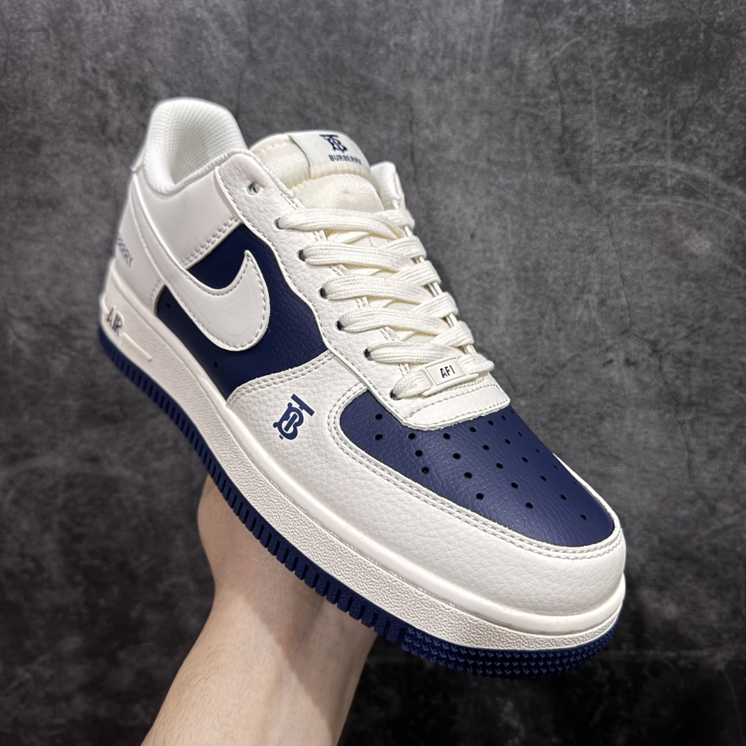 图片[3]-【公司级】海外限量发售Nike Air Force 1 \’07 Low “巴宝莉联名–米白藏蓝拼接”空军一号 低帮 运动鞋 休闲鞋 折边针车 工艺难度大 原楦头原纸板 原装鞋盒 定制五金配件 内置全掌气垫 原厂鞋底货号：BB8588-222 Size：36 36.5 37.5 38 38.5 39 40 40.5 41 42 42.5 43 44 44.5 45 编码：HXS310320-莆田鞋批发中心