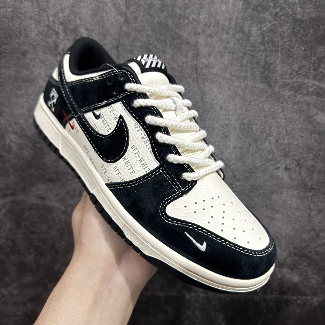 图片[3]-【定制版】OFF-WHITE x Nike Dunk Low 猪八弹幕黑勾n此款主张打破传统的工业化流水线设计限制，以Made by ideas的超级创意为理念，集结众多潮流设计师，结合时下最ing潮流风尚，为潮流爱好者打造彰品自我的专属潮品。同时尊重每个年轻人对于潮流的理解与选择，主张“让每个年轻人塑造自己的潮流”。 货号：YX5066-211 Size：36 36.5 37.5 38 38.5 39 40 40.5 41 42 42.5 43 44 44.5 45 编码：HXS320340-莆田鞋批发中心