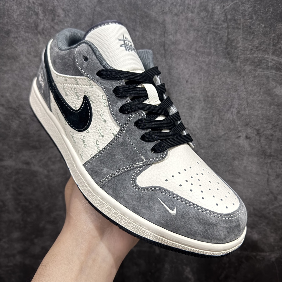 图片[3]-【定制版】Air Jordan 1 Retro Low x Stussy 白黑灰小钩n官方同步新色 原装级产物n拒绝公底 立体鞋型 细节完美 高清洁度购置公司同步原材料 原汁原味 忠于原版 货号：SJ9950 029n码数：36 36.5 37.5 38 38.5 39 40 40.5 41 42 42.5 43 44 44.5 45 编码：HXS320340-莆田鞋批发中心