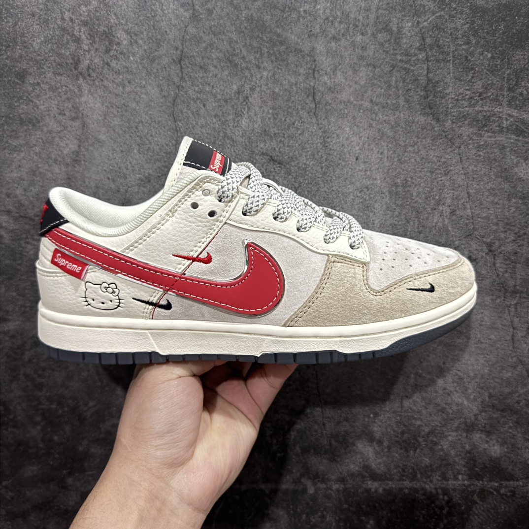 【定制版】Nike SB Dunk Low x Supreme 米棕红三小钩满天星n纯原大厂出品 极力推荐n原装头层材料 独家版型蒸餾加工n帶來的是更好的视觉和脚感体验n大厂纯原品质出货 清洁度 电绣工艺皮料切割干净无任何毛边 细节完美 官方货号：XY1688 018 尺码：36 36.5 37.5 38 38.5 39 40 40.5 41 42 42.5 43 44 44.5 45  编码：HXS320340-莆田鞋批发中心