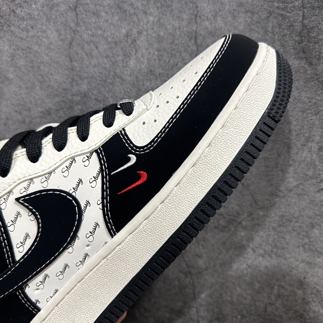 图片[6]-【定制版】海外限量发售Nike Air Force 1 \’07 Low “斯图西联名–米黑小双勾”空军一号 低帮 运动鞋 休闲鞋 折边针车 工艺难度大 原楦头原纸板 原装鞋盒 定制五金配件 内置全掌气垫 原厂鞋底货号：SJ6698-010 Size：36 36.5 37.5 38 38.5 39 40 40.5 41 42 42.5 43 44 44.5 45 编码：HXS310320-莆田鞋批发中心