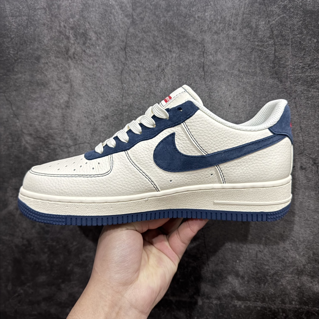 图片[2]-【定制版】海外限量发售Nike Air Force 1 \’07 Low “Supreme联名–米蓝翻毛勾”空军一号 低帮 运动鞋 休闲鞋 折边针车 工艺难度大 原楦头原纸板 原装鞋盒 定制五金配件 内置全掌气垫 原厂鞋底货号：XZ3328-669 Size：36 36.5 37.5 38 38.5 39 40 40.5 41 42 42.5 43 44 44.5 45 编码：HXS310320-莆田鞋批发中心