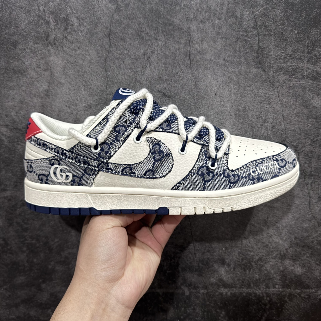 ￥【定制版】Nk SB Dunk Low 古驰联名-米黄黑提花勾 周年高端定制 低帮休闲板鞋 YX5066-216rn#定制鞋盒 大厂纯原品质出货 超高清洁度 皮料切割干净无任何毛边 细节完美 r 尺码：36 36.5 37.5 38 38.5 39 40 40.5 41 42 42.5 43 44 44.5 45  编码：HXS340360-莆田鞋批发中心