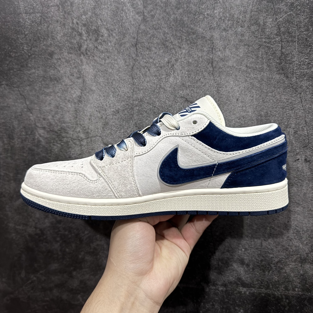 图片[2]-【定制版】Air Jordan 1 Low AJ1 乔1 OF联名-全猪八蓝灰 高端定制 低帮复古篮球鞋 DM9188-003rn#定制鞋盒 大厂纯原品质出货 超高清洁度 皮料切割干净无任何毛边 细节完美 r 尺码：36 36.5 37.5 38 38.5 39 40 40.5 41 42 42.5 43 44 44.5 45  编码：HXS340360-莆田鞋批发中心