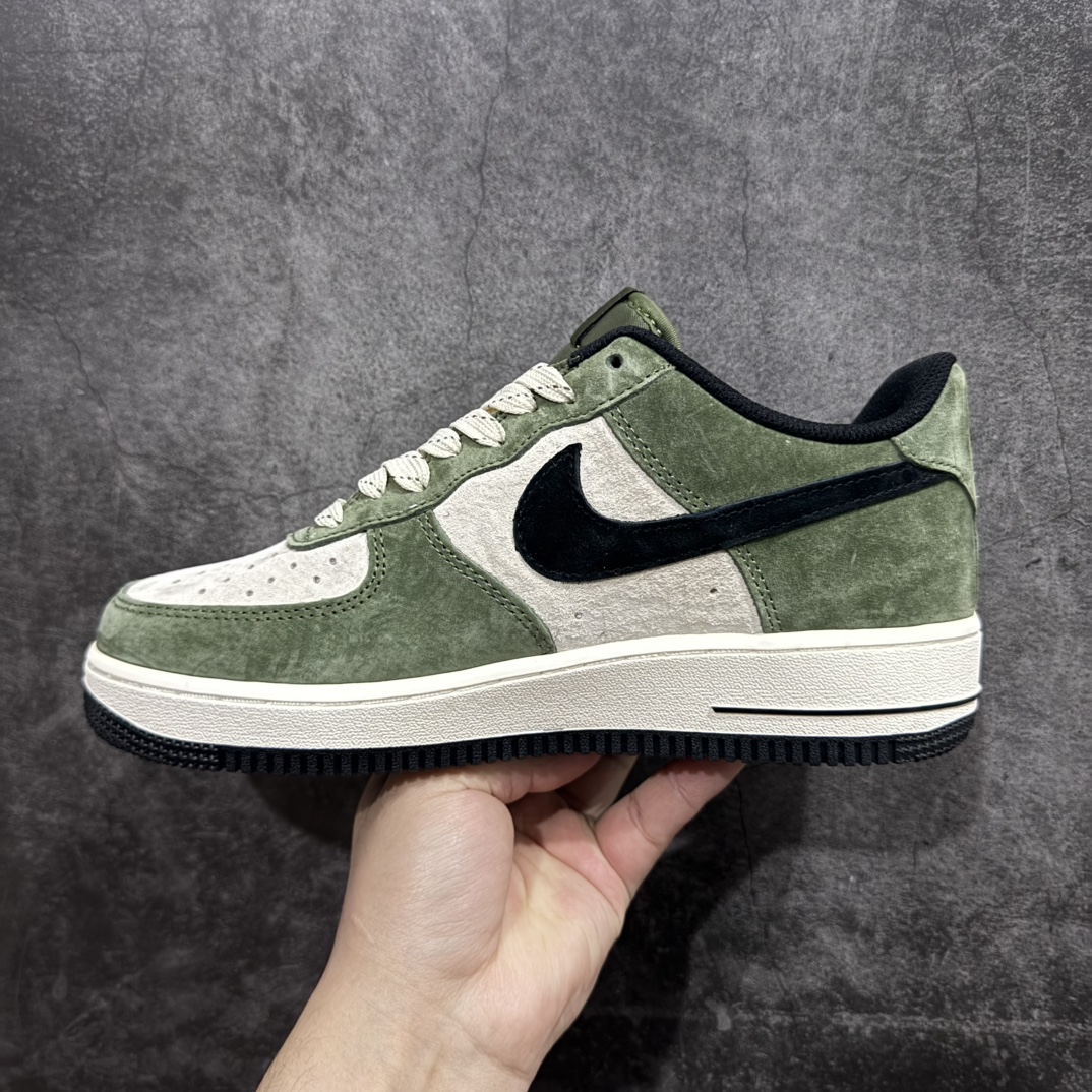 图片[2]-【定制版】Nike Air Force 1 Low 07 莫兰迪绿麂皮 满天星n#原楦头原纸板 打造纯正空军版型n#专注外贸渠道 全掌内置蜂窝气垫#原盒配件 原厂中底钢印、拉帮完美  官方货号：DI3966 023 Size：36 36.5 37.5 38 38.5 39 40 40.5 41 42 42.5 43 44 44.5 45 编码：LF310320-莆田鞋批发中心