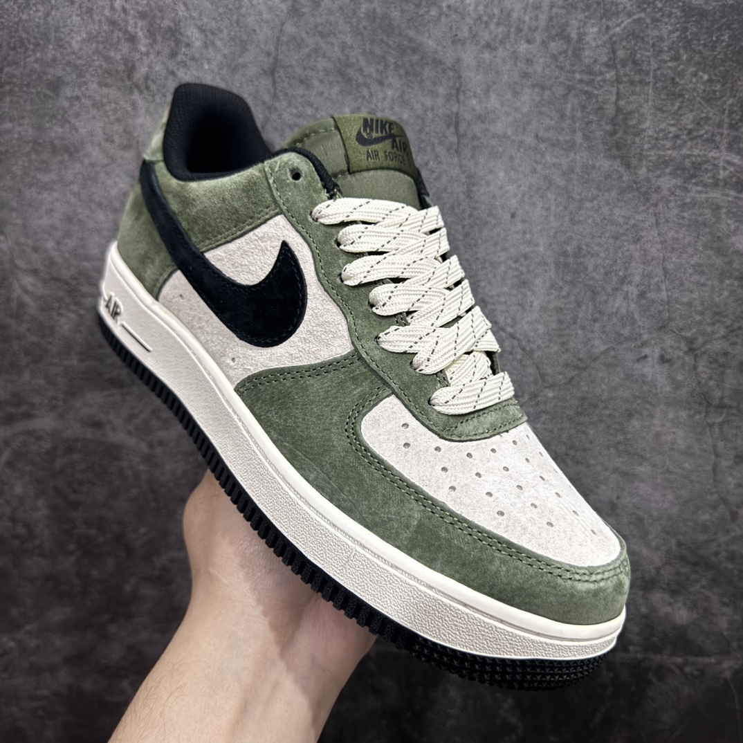 图片[3]-【定制版】Nike Air Force 1 Low 07 莫兰迪绿麂皮 满天星n#原楦头原纸板 打造纯正空军版型n#专注外贸渠道 全掌内置蜂窝气垫#原盒配件 原厂中底钢印、拉帮完美  官方货号：DI3966 023 Size：36 36.5 37.5 38 38.5 39 40 40.5 41 42 42.5 43 44 44.5 45 编码：LF310320-莆田鞋批发中心