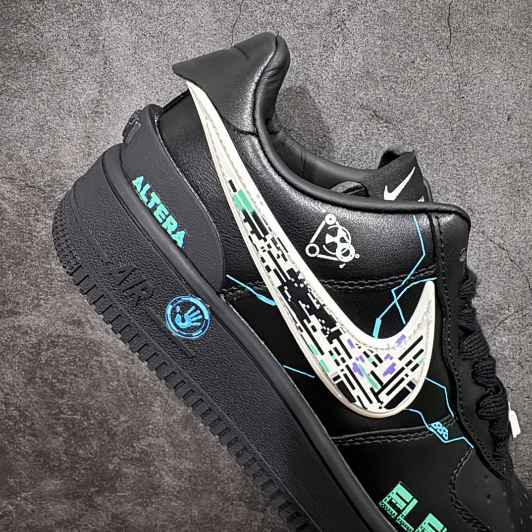 图片[7]-【公司级】Ambush x Nk Air Force 1\’07 Low \”Punk Future\” 联名款 赛博朋克风系列 空军一号低帮休闲板鞋 DV3464-011rn#在朋克未来的世界里，钢铁与霓虹交织，科技的光芒如利刃般划破黑暗。高耸入云的机械巨塔直插天际，冰冷的金属架构诉说着人类对力量的无尽追求。r 尺码：36 36.5 37.5 38 38.5 39 40 40.5 41 42 42.5 43 44 44.5 45  编码：HXS310320-莆田鞋批发中心