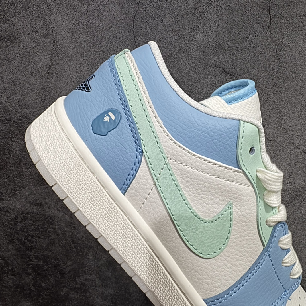 图片[7]-【定制版】Air Jordan 1 Low AJ1 乔一联名 高端定制 低帮复古休闲板鞋货号：JJ8688-006n定制鞋盒 大厂纯原品质出货 超高清洁度 皮料切割干净无任何毛边 细节完美  尺码：36 36.5 37.5 38 38.5 39 40 40.5 41 42 42.5 43 44 44.5 45 编码：HXS260280-莆田鞋批发中心