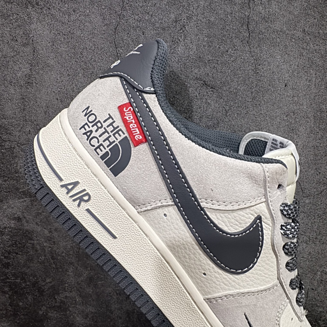 图片[7]-【定制版】Nk Air Force 1\’07 Low Supreme北面联名-灰黑红标猪八 空军一号低帮休闲板鞋 XZ6188-112rn原楦头原纸板 原装鞋盒 定制五金配件 内置全掌气垫 原厂鞋底 r 尺码：36 36.5 37 38 38.5 39 40 40.5 41 42 42.5 43 44 44.5 45  编码：HXS310320-莆田鞋批发中心