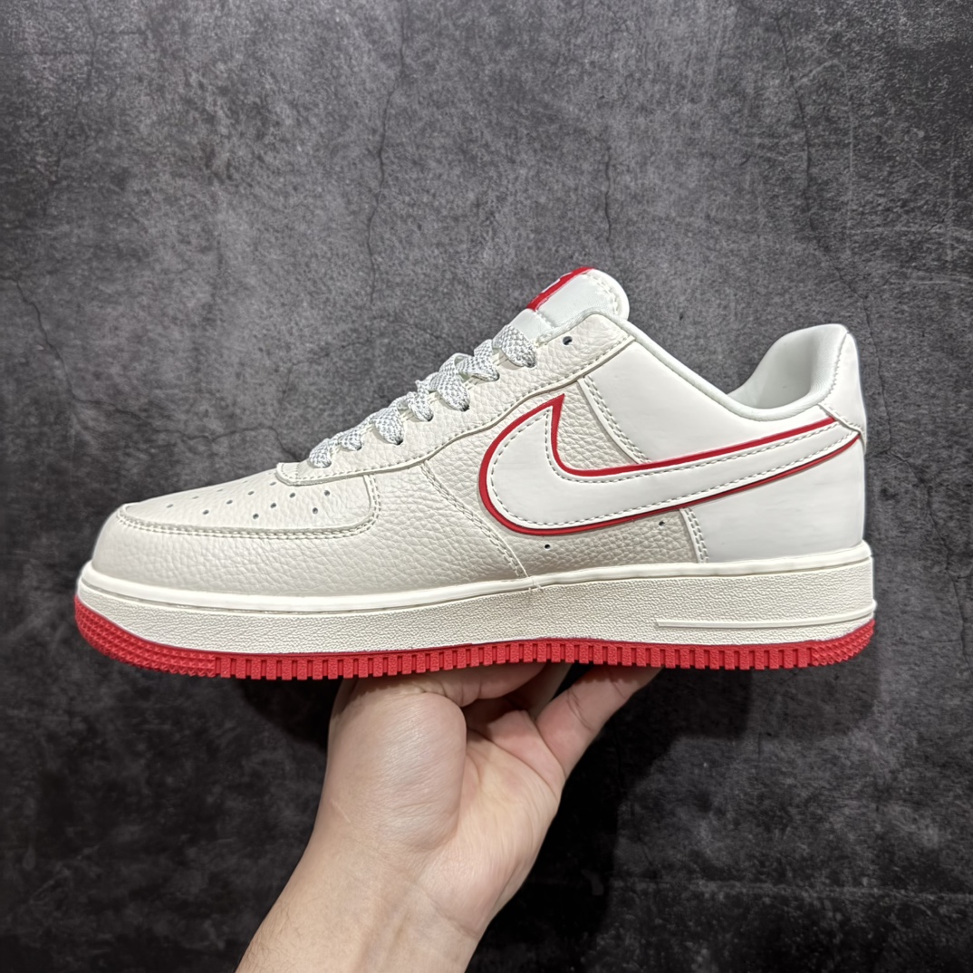 图片[2]-【定制版】Nk Air Force 1\’07 Low Supreme联名-白红 空军一号低帮休闲板鞋 DF0188-011rn#原楦头原纸板 原装鞋盒 定制五金配件 内置全掌气垫 原厂鞋底 r 尺码：36 36.5 37 38 38.5 39 40 40.5 41 42 42.5 43 44 44.5 45  编码：HXS310320-莆田鞋批发中心